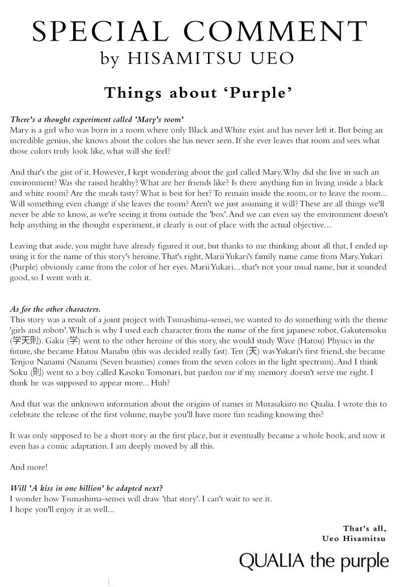 Page 37 Chapter 6 Qualia the Purple