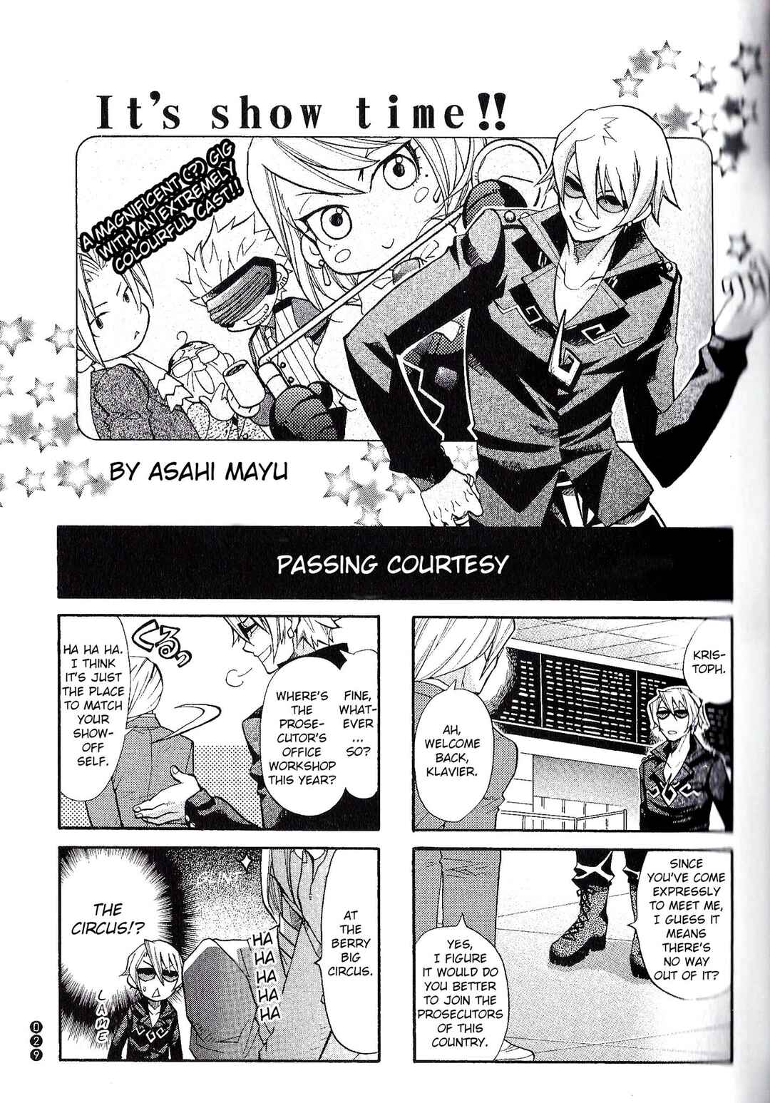 Page 1 Chapter 4 Ace Attorney Characters 4koma Kingdom