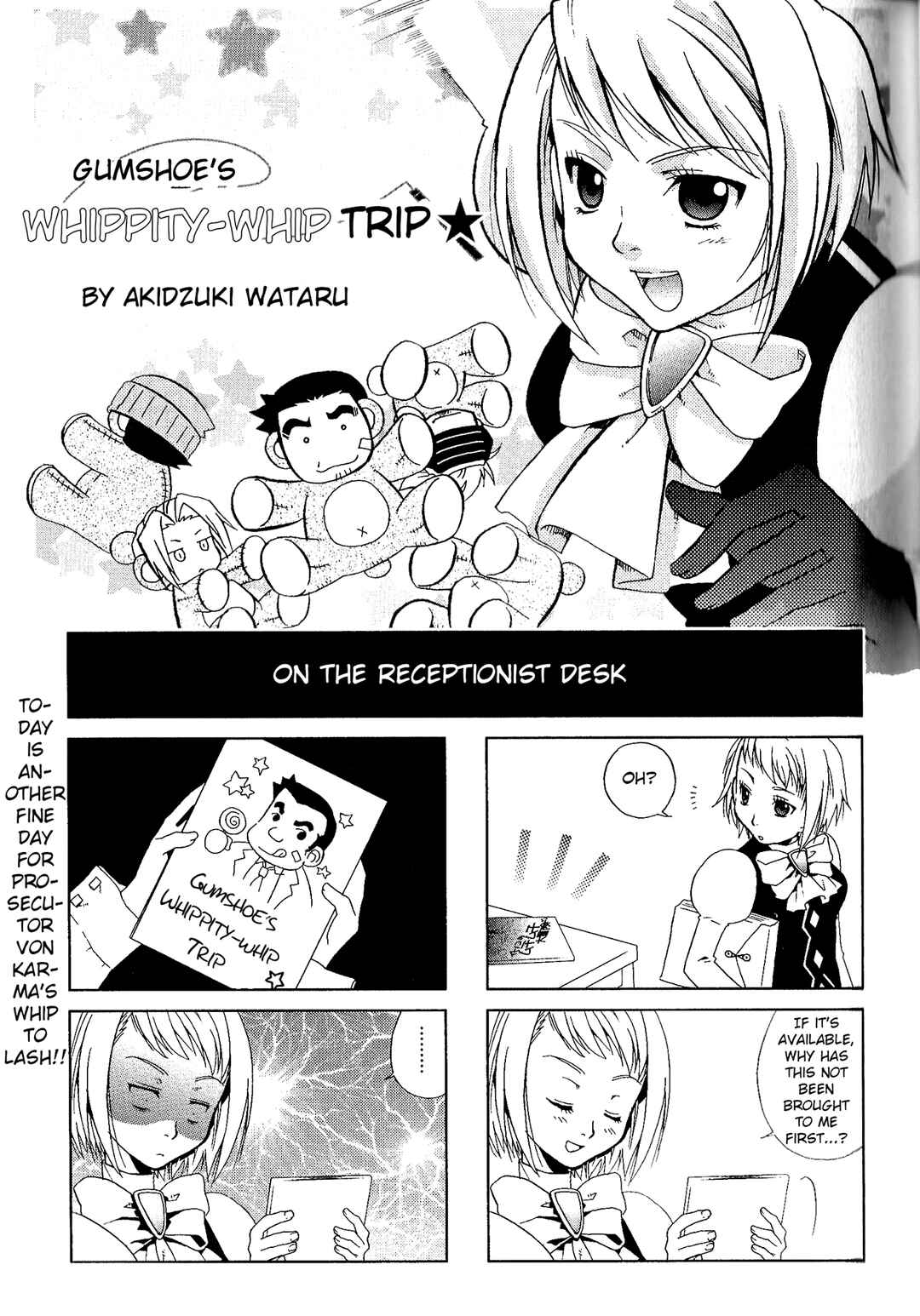 Page 1 Chapter 5 Ace Attorney Characters 4koma Kingdom