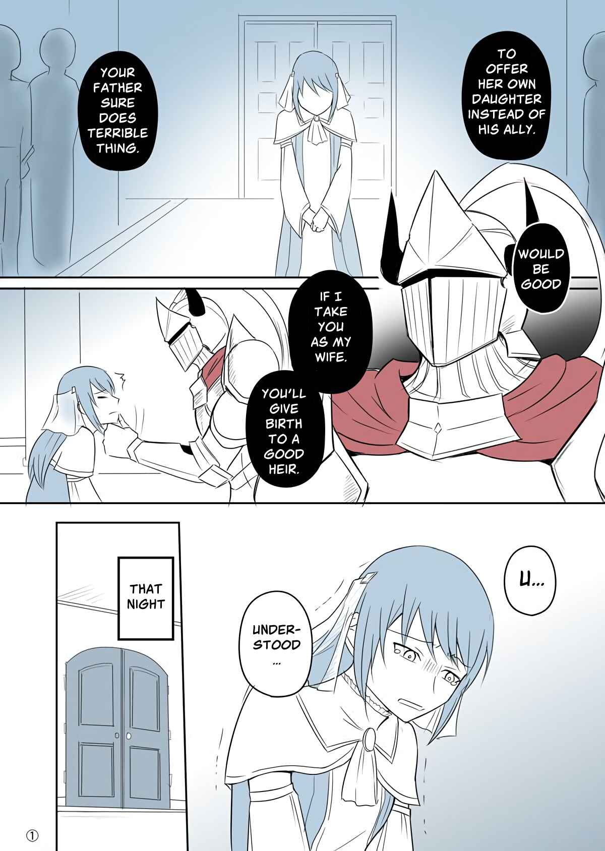 Page 1 Chapter Unknown_eab8 Yoroi no Ou-sama to Toraware no Himegimi no Hanashi