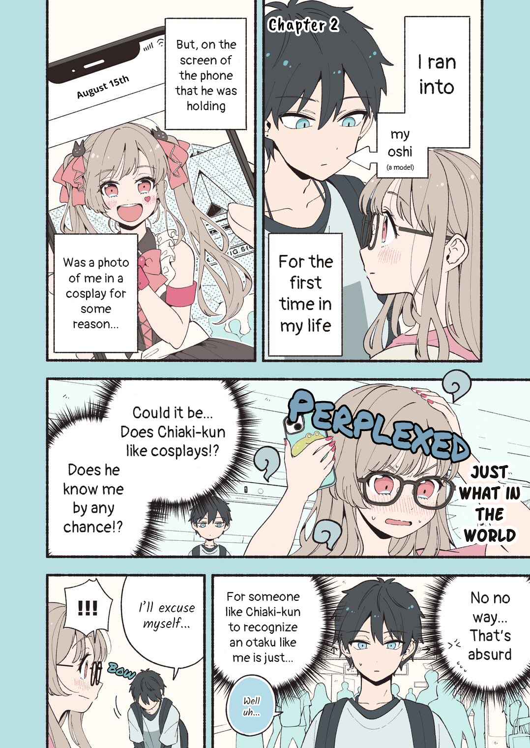 Page 1 Chapter 2 Oshi Au Futari wa Koi ni Naranai