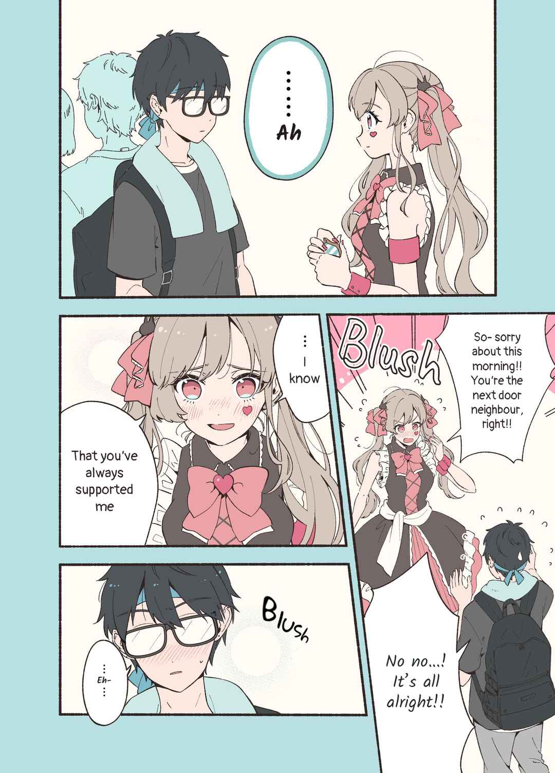 Page 2 Chapter 3 Oshi Au Futari wa Koi ni Naranai