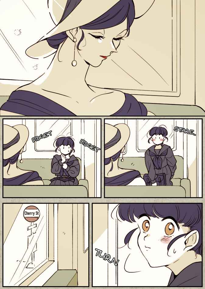 Page 7 Chapter 1 Onaji Bus no Onee-san to Jogakusei