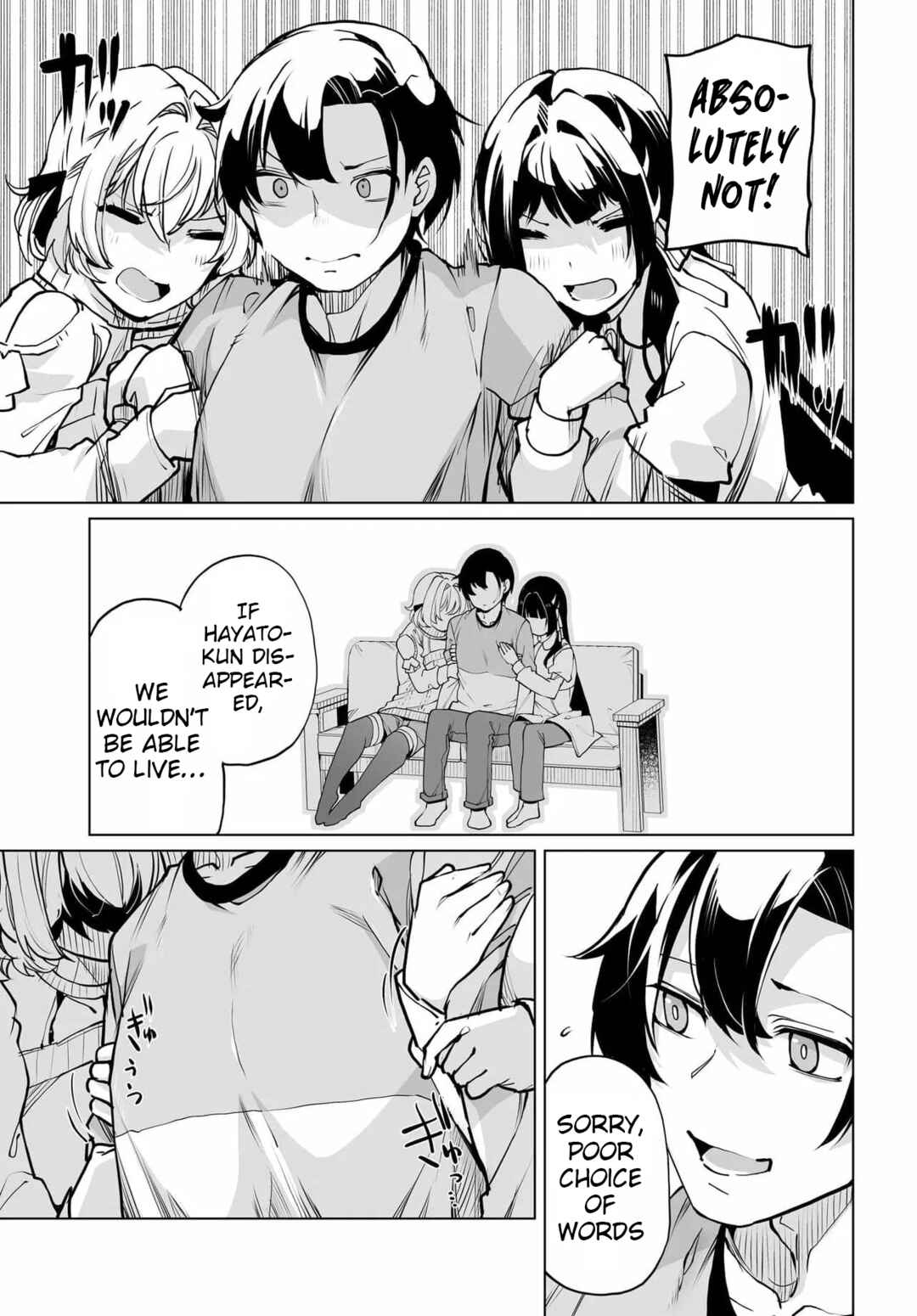 Page 9 Chapter 24 Otoko Girai na Bijin Shimai wo Namae mo Tsugezu ni Tasuketara Ittai Dounaru?