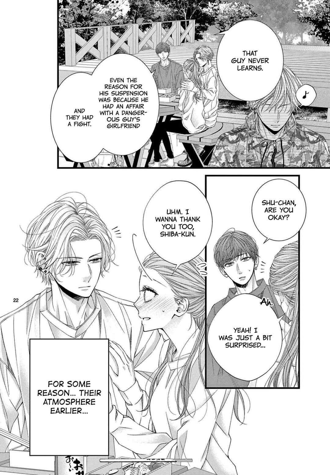 Page 22 Chapter 4 Hatsukoi no Tsuzuki wa Danshiryou de