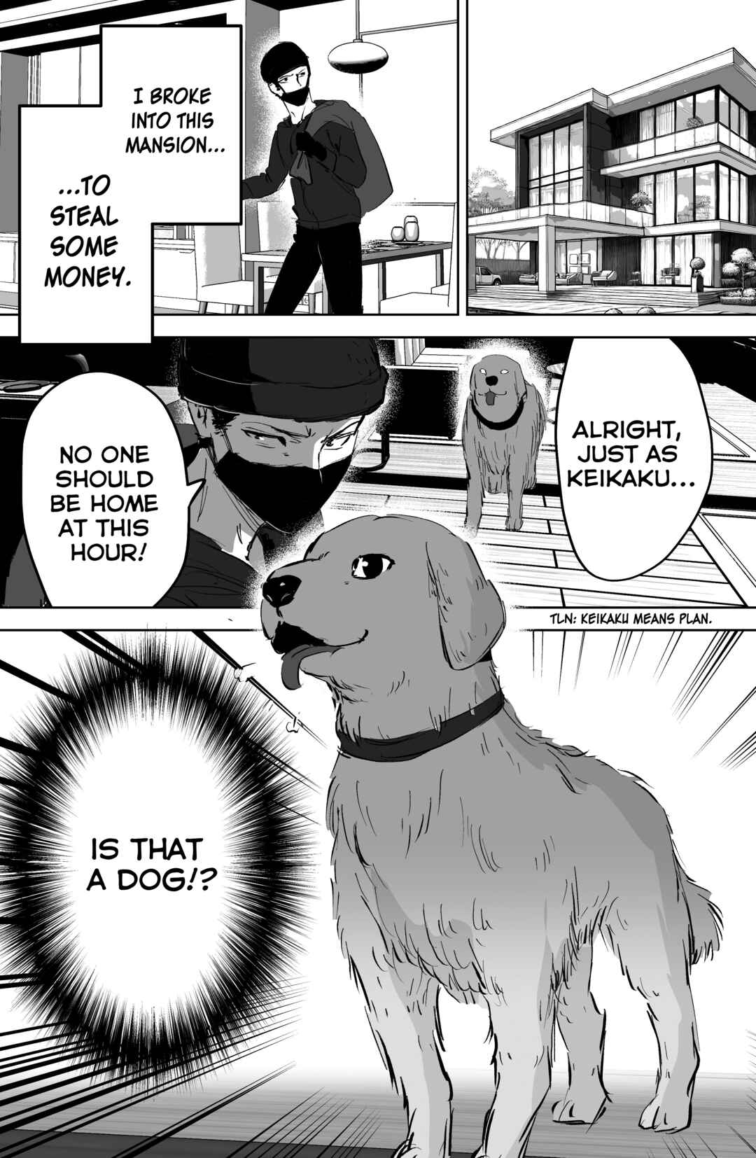 Page 1 Chapter Unknown_7ebd Dorobou ni Haittara Kai Inu ni Mitsukatta