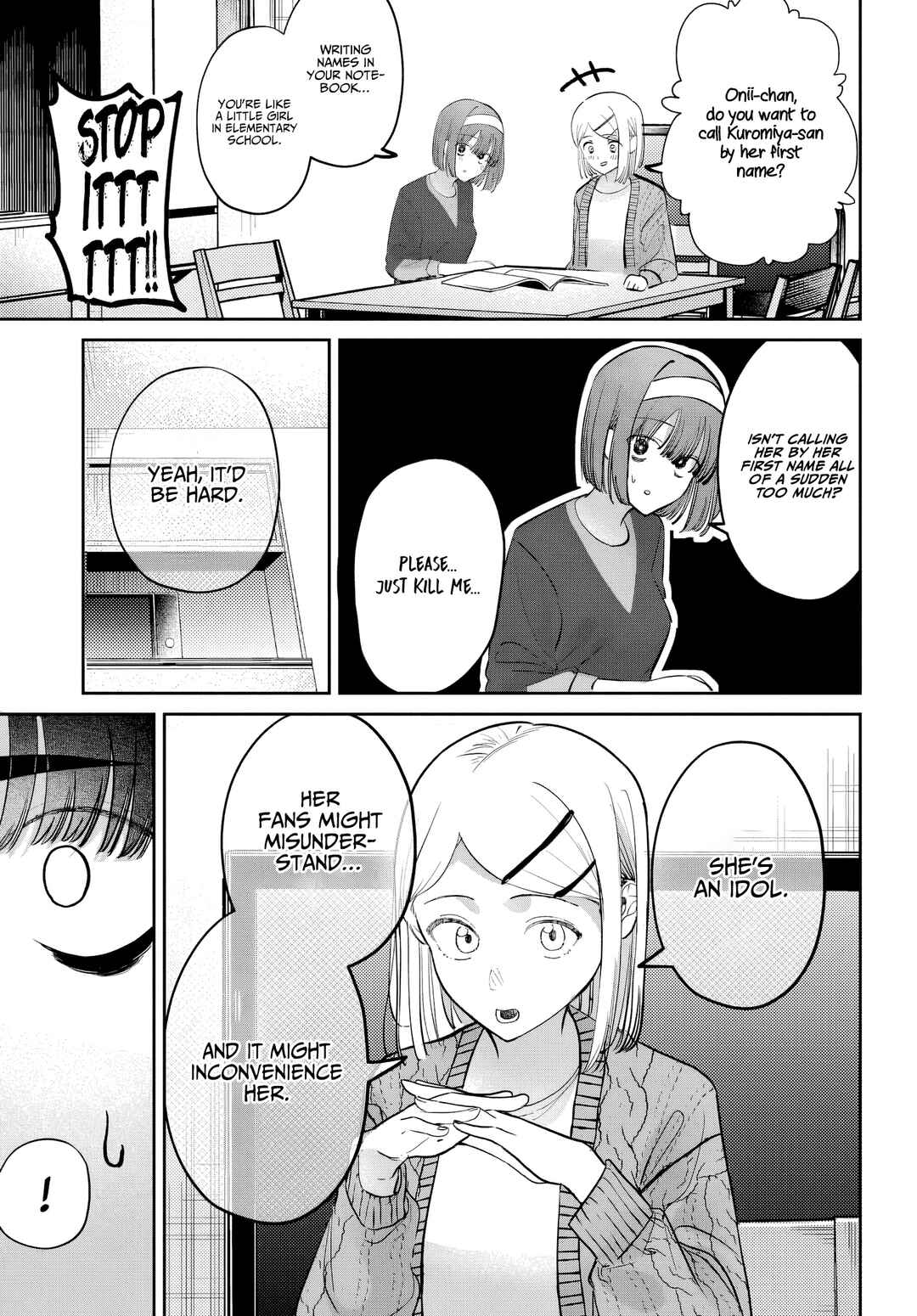 Page 9 Chapter 50 Houkago no Idol ni wa Himitsu ga aru