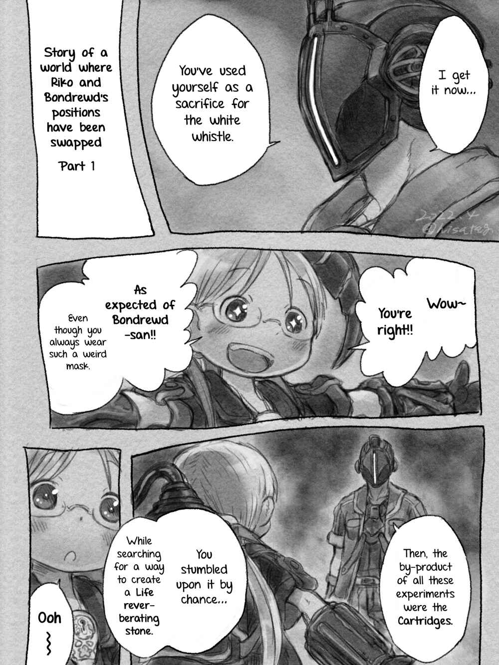Page 1 Chapter Unknown_1fdc Story of a world where Riko and Bondrewds positions have been swapped
