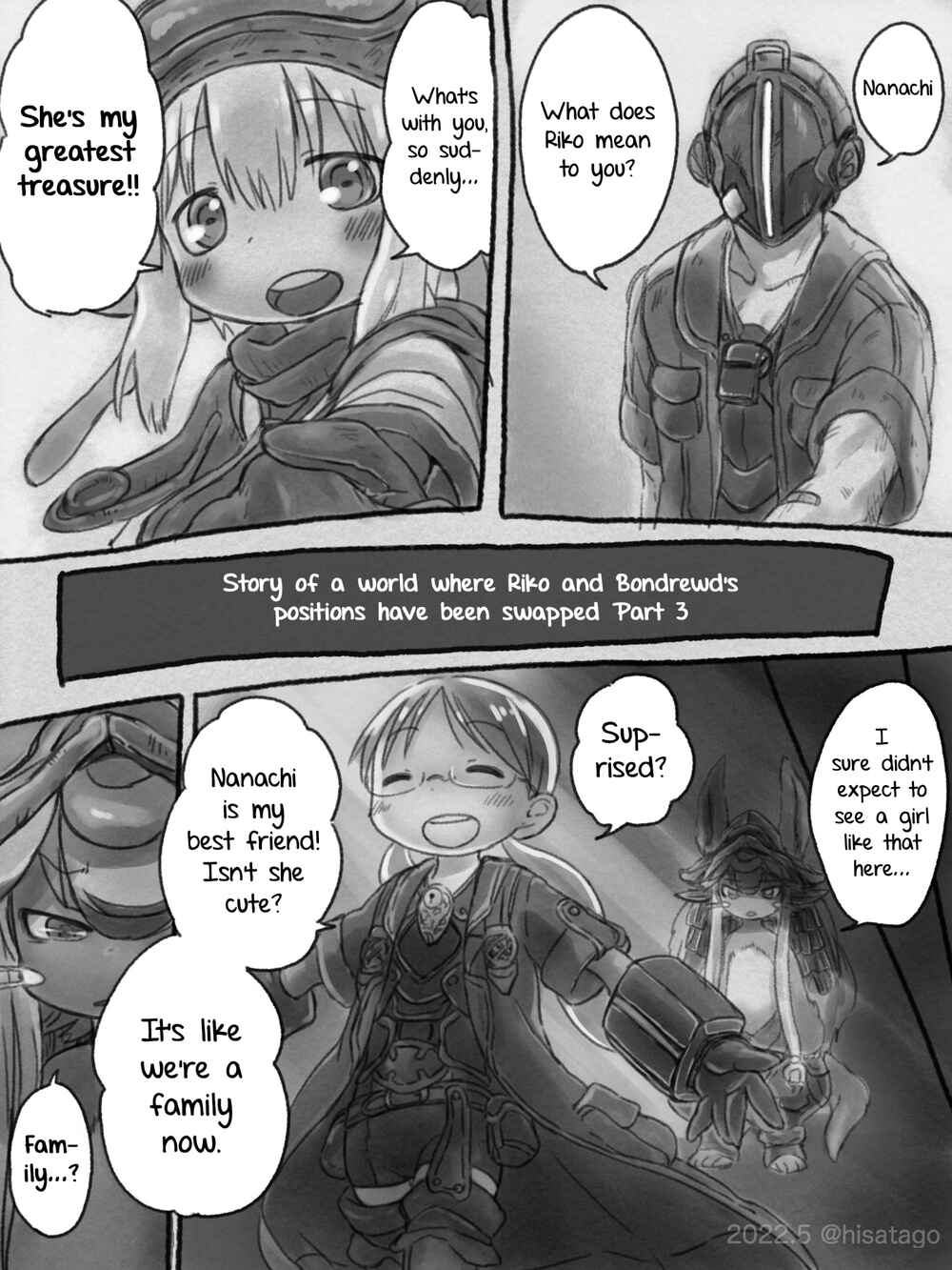 Page 5 Chapter Unknown_1fdc Story of a world where Riko and Bondrewds positions have been swapped