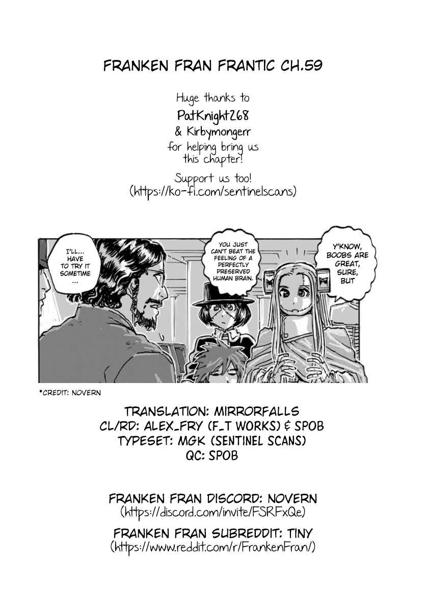 Page 25 Chapter 59 Franken Fran Frantic