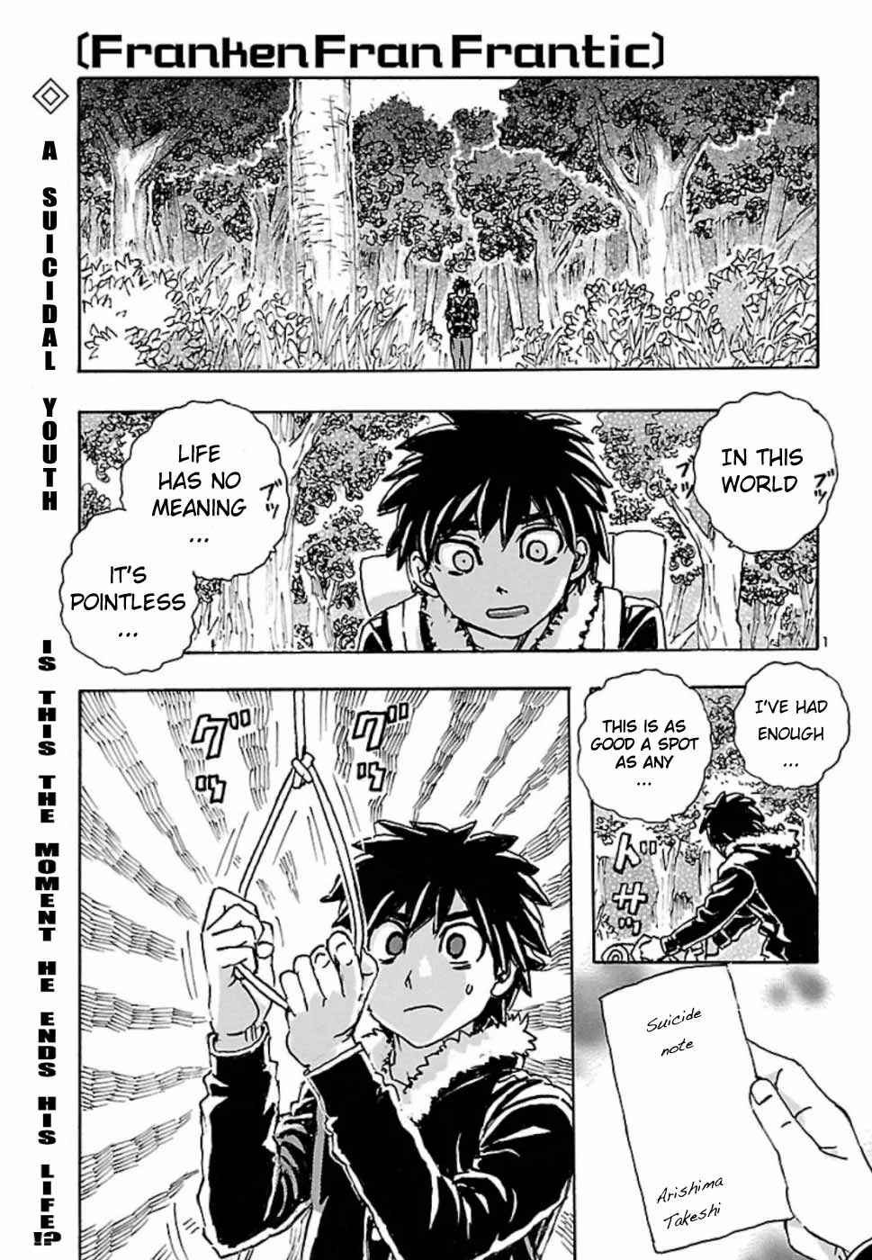 Page 1 Chapter 6 Franken Fran Frantic