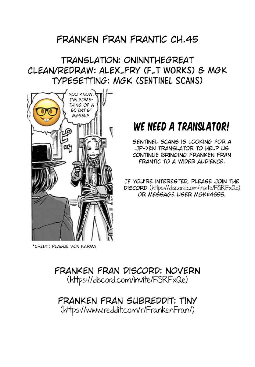 Page 24 Chapter 45 Franken Fran Frantic