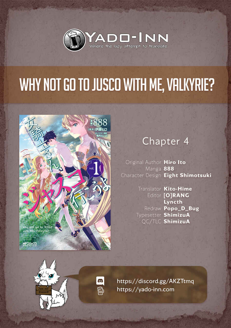 Page 1 Chapter 4 Why not go to JUSCO with me, Valkyrie?