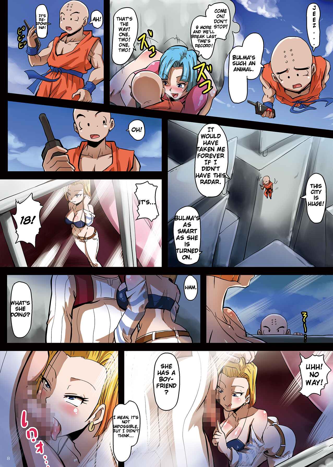 Page 8 Chapter Unknown_2661 Dragon Ball -  The Plan to Subjugate 18 (Doujinshi)