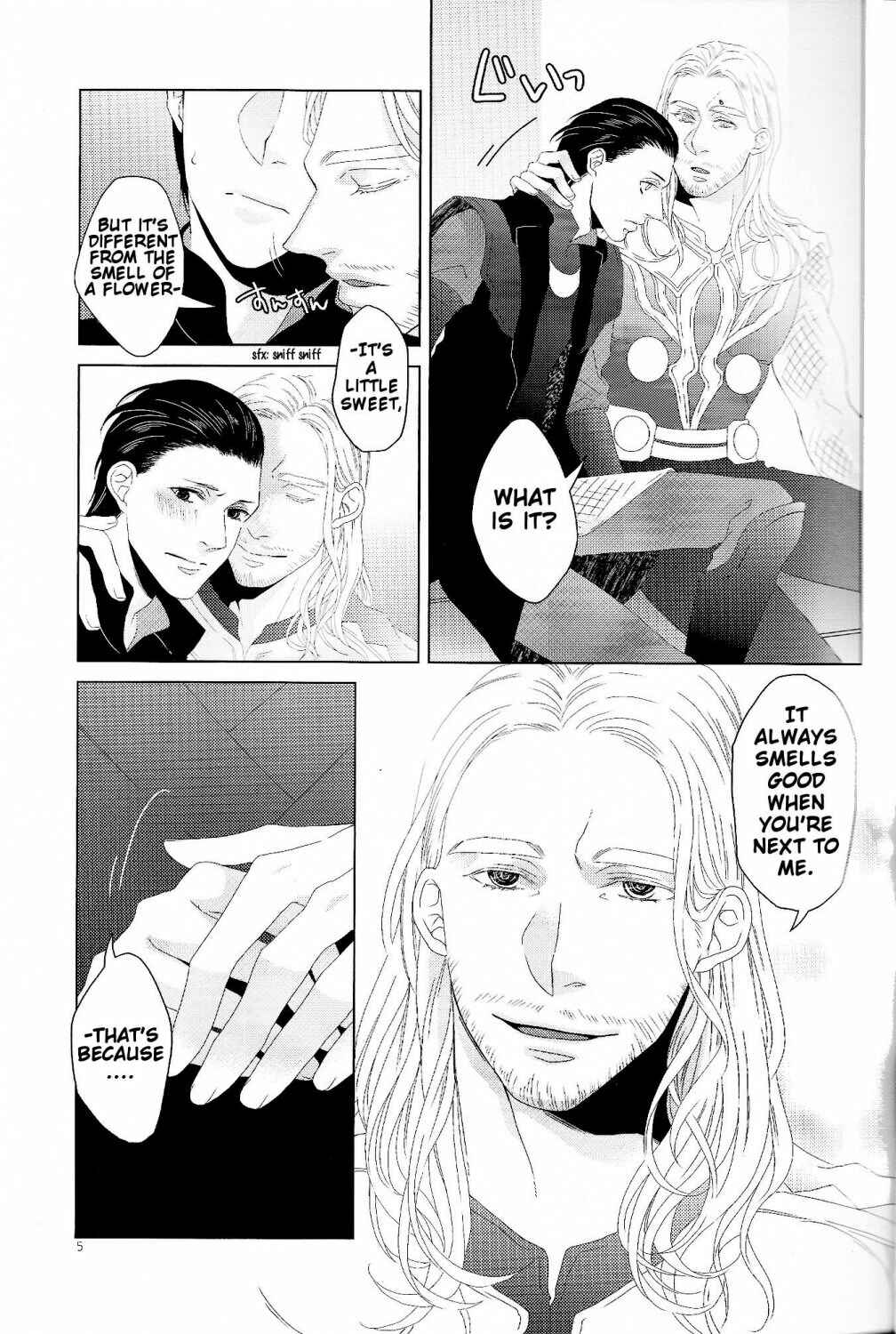 Page 4 Chapter Unknown_b547 Thor - Smells Like (Doujinshi)