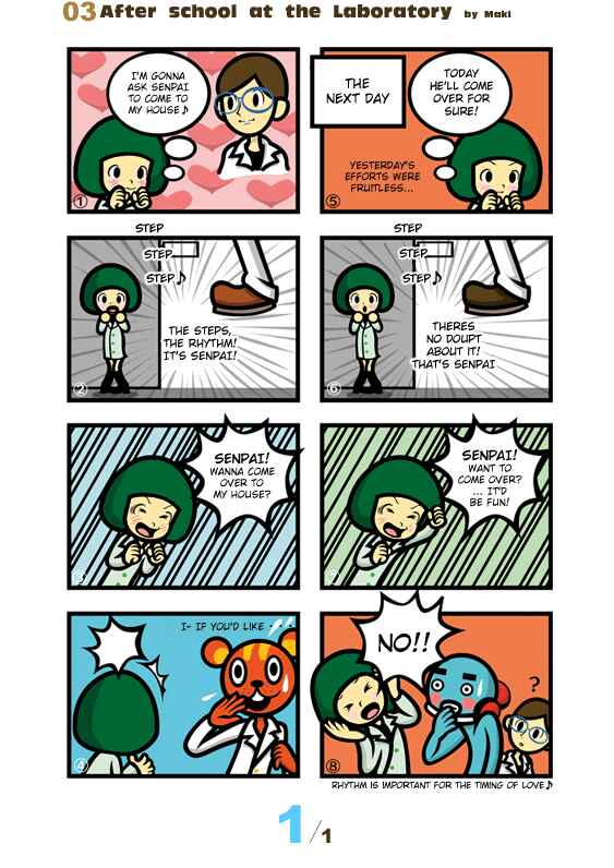 Page 1 Chapter 3 Rhythm Tengoku Gold Comic