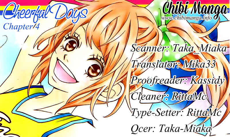 Page 1 Chapter 4 Cheerful Days