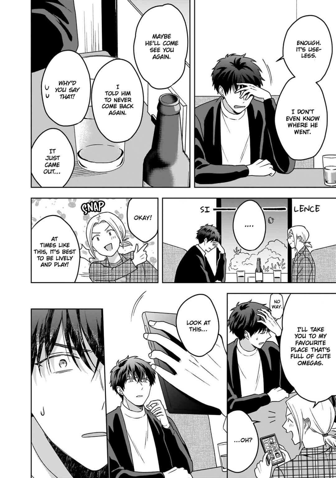 Page 15 Chapter 5 Juujun na Omega wa Yoru ni Tsume wo Tate