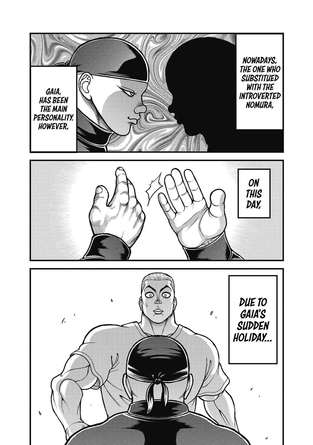 Page 9 Chapter 7 Baki Gaiden: Gaia & Sikorsky - Sometimes Nomura—Two yet Three People Living Together
