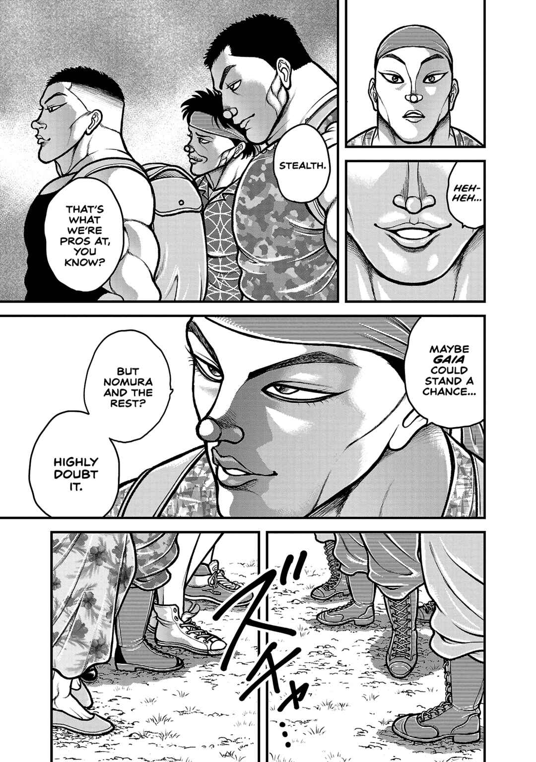 Page 18 Chapter 16 Baki Gaiden: Gaia & Sikorsky - Sometimes Nomura—Two yet Three People Living Together