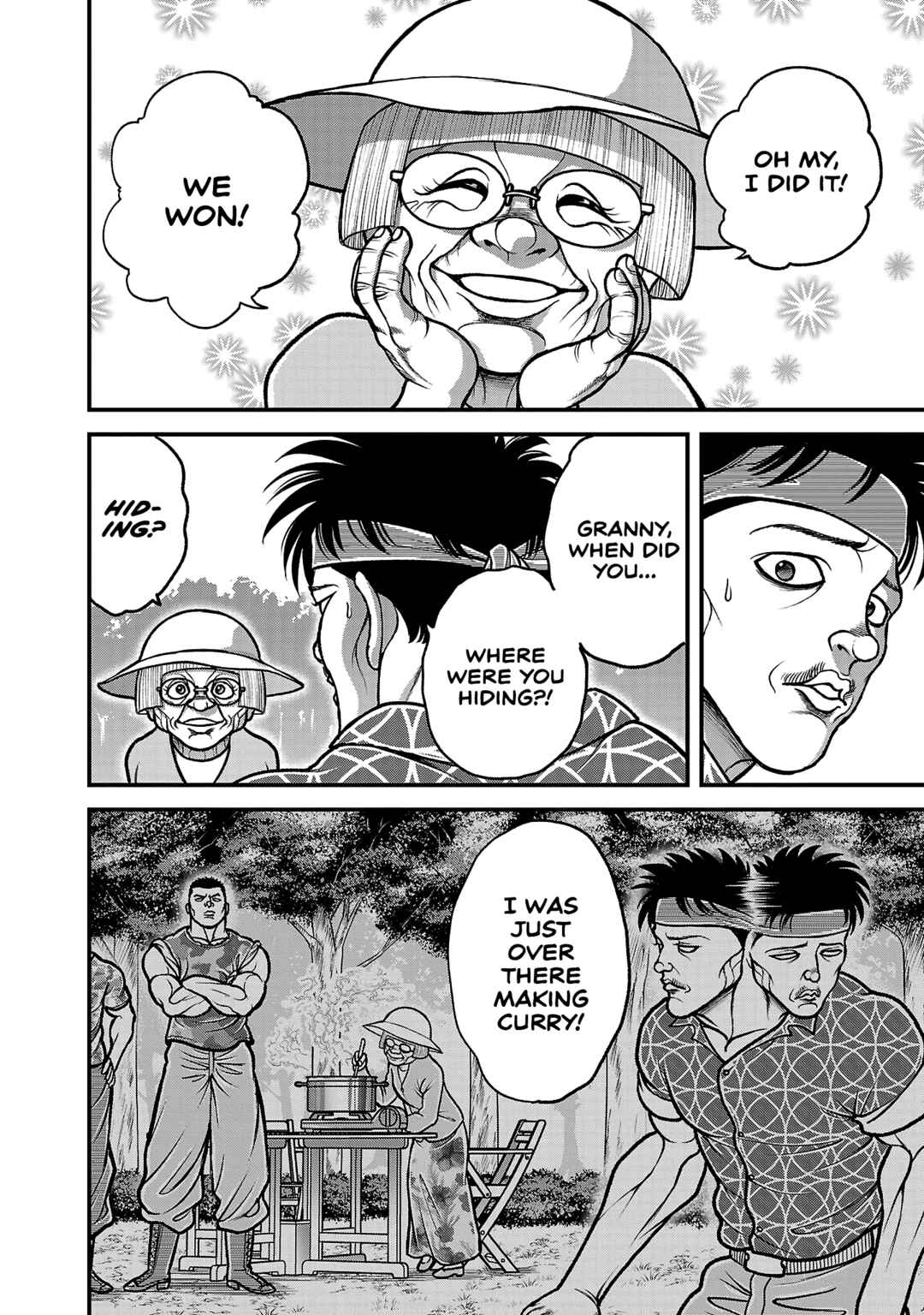 Page 12 Chapter 18 Baki Gaiden: Gaia & Sikorsky - Sometimes Nomura—Two yet Three People Living Together