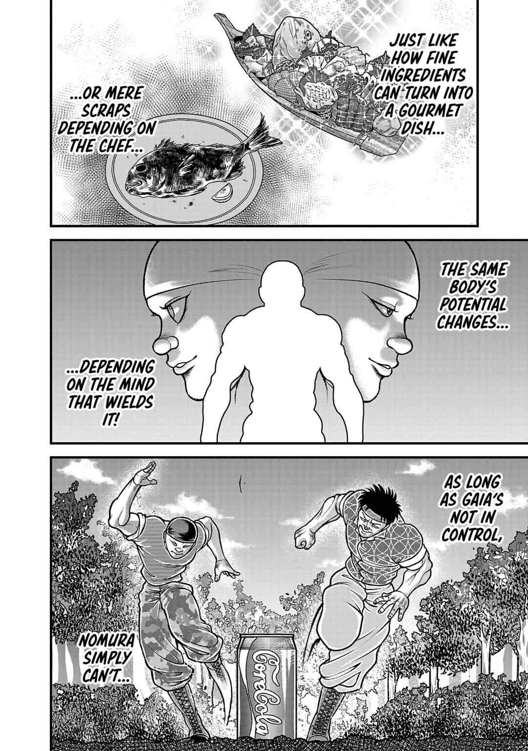Page 8 Chapter 18 Baki Gaiden: Gaia & Sikorsky - Sometimes Nomura—Two yet Three People Living Together