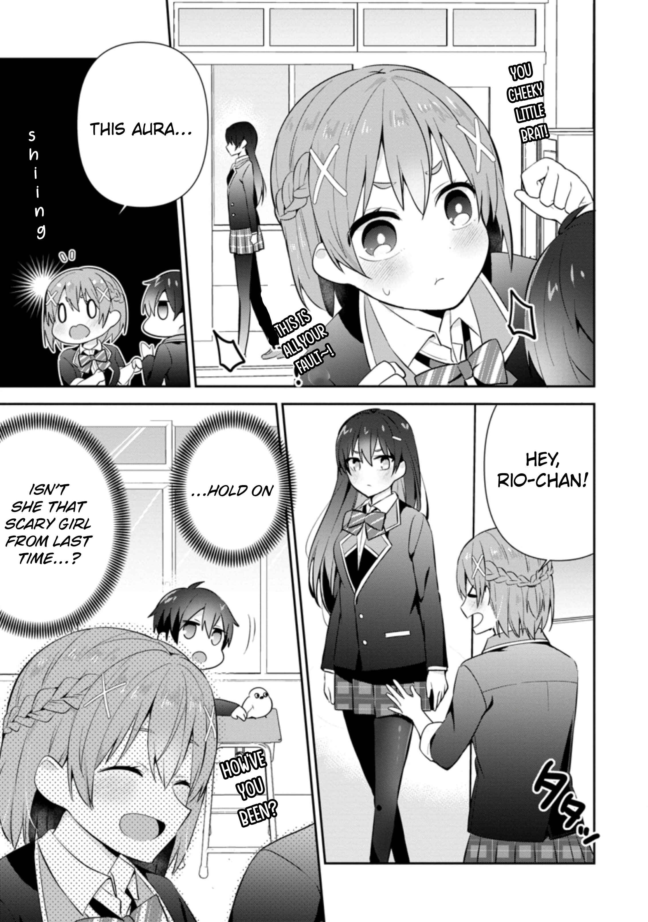 Page 12 Chapter 11 Tonari no Seki ni Natta Bishoujo ga Horesaseyou to Karakattekuru ga Itsunomanika Kaeriuchi ni Shiteita