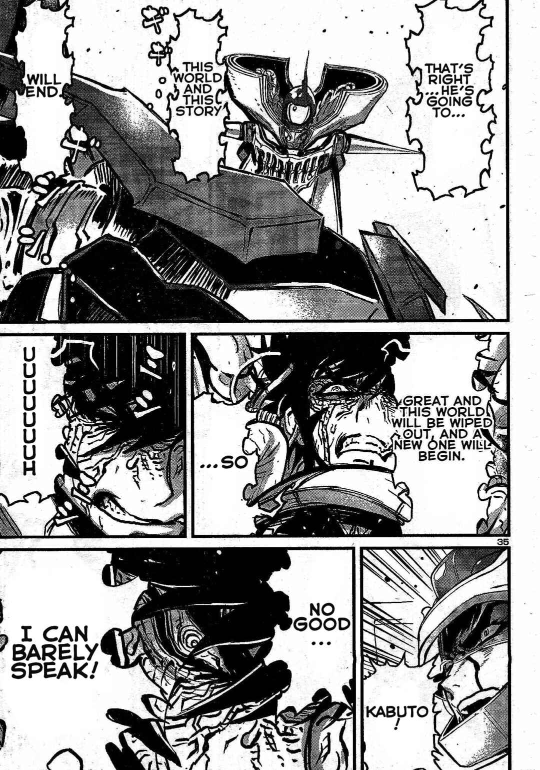 Page 35 Chapter 11 Shin Mazinger Zero vs. the Great General of Darkness