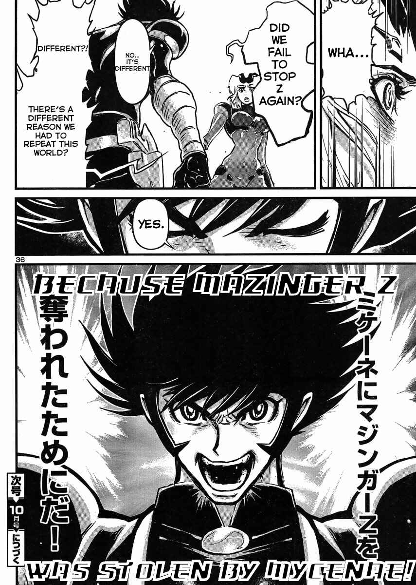 Page 36 Chapter 20 Shin Mazinger Zero vs. the Great General of Darkness