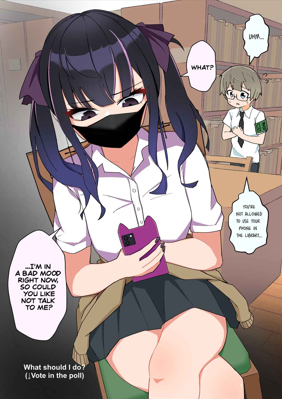 Page 1 Chapter 1 The Landmine-Type Senpai Who Gradually Develops a Liking for Younger People