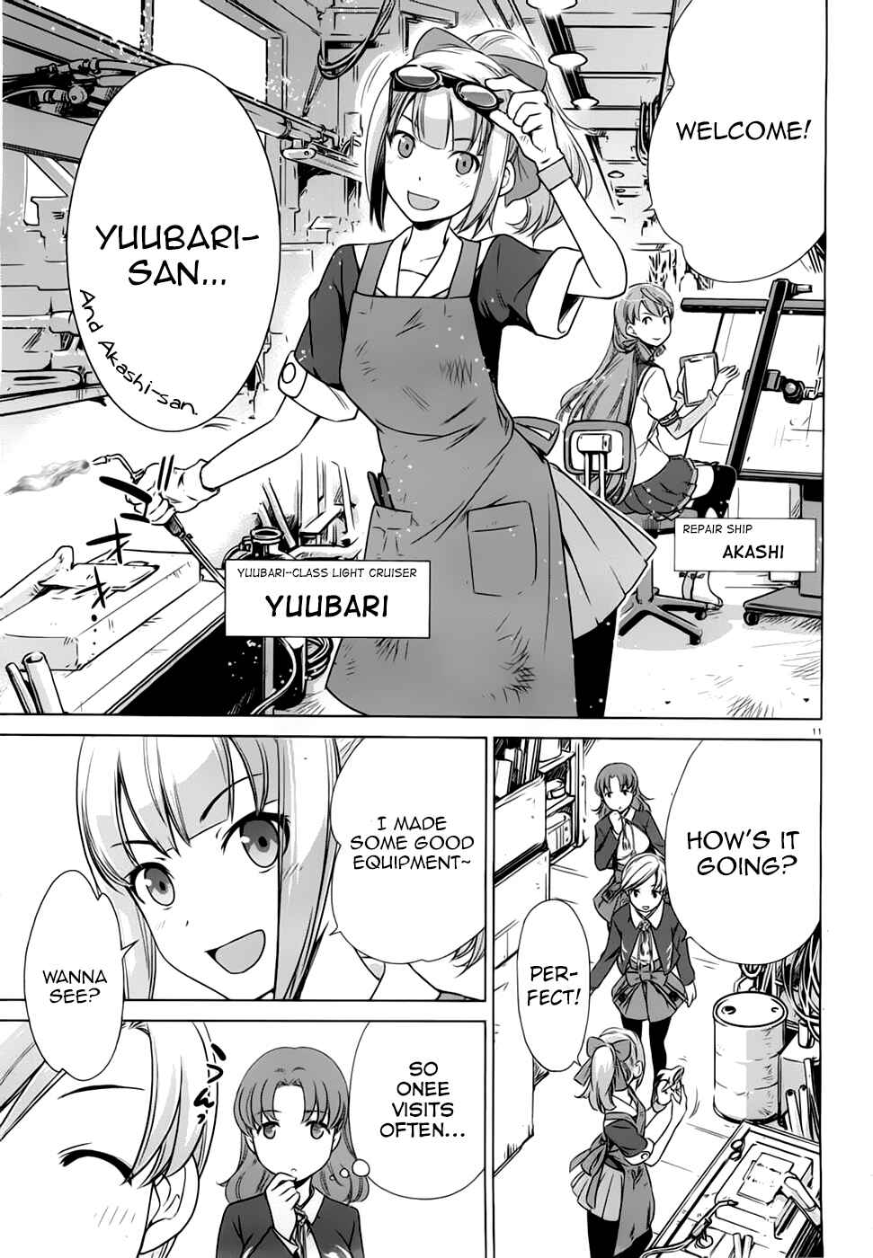 Page 11 Chapter 6 Kantai Collection -KanColle- Someday in the Calm Seas