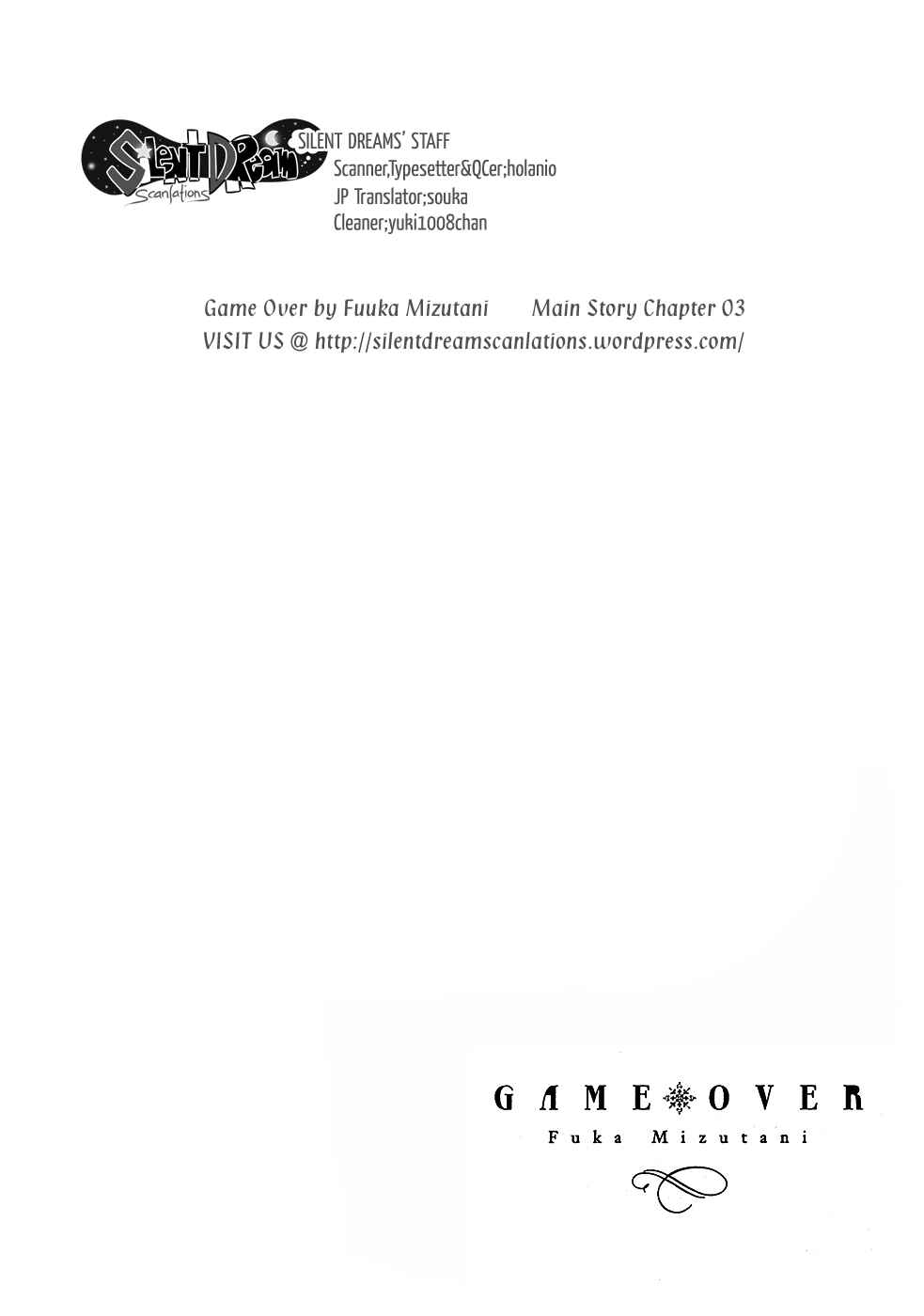 Page 12 Chapter 3 Game Over