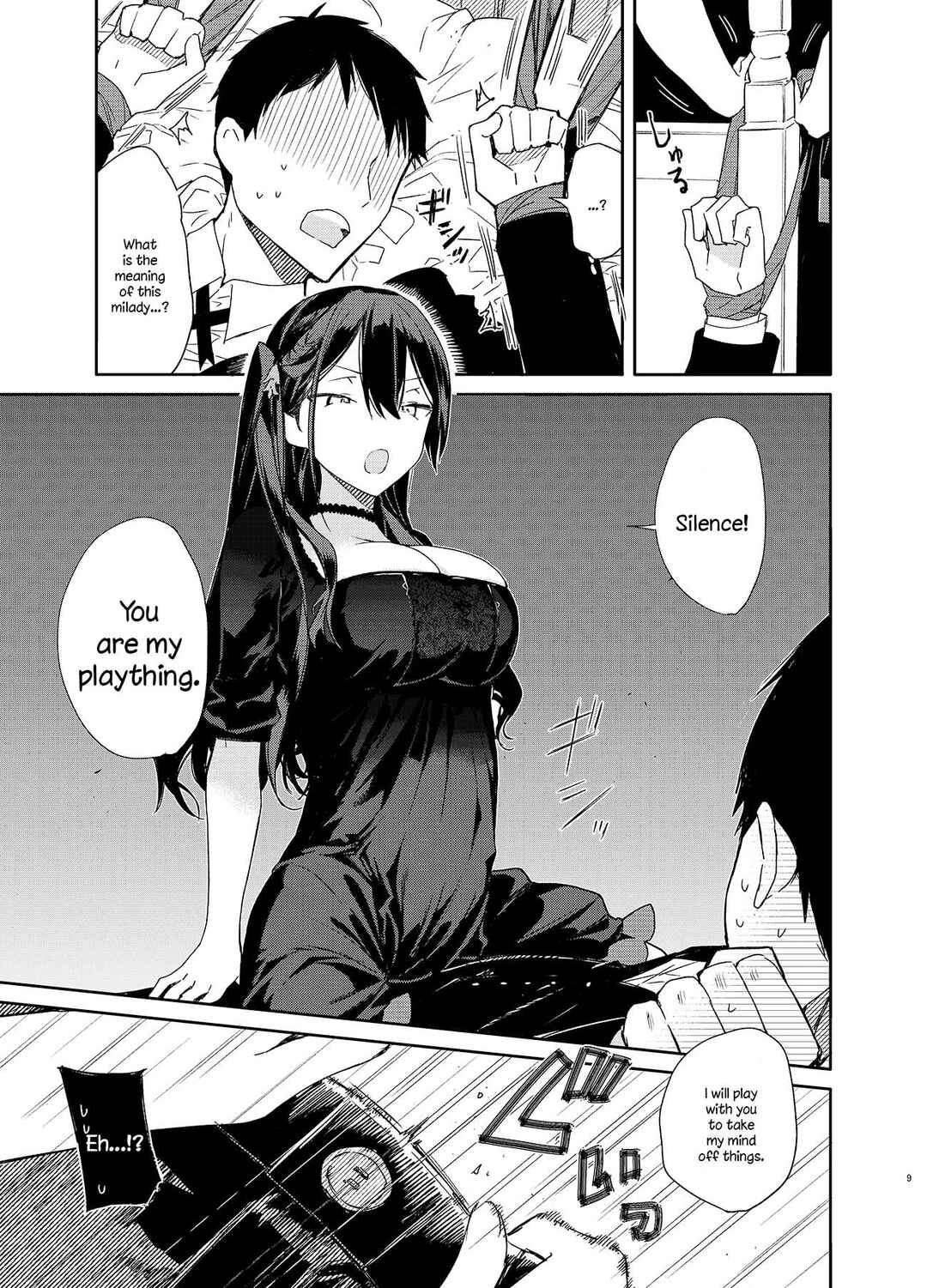 Page 9 Chapter Unknown_70ba Takabisha Kyonyuu Ojou-sama to Himitsu no Ecchi