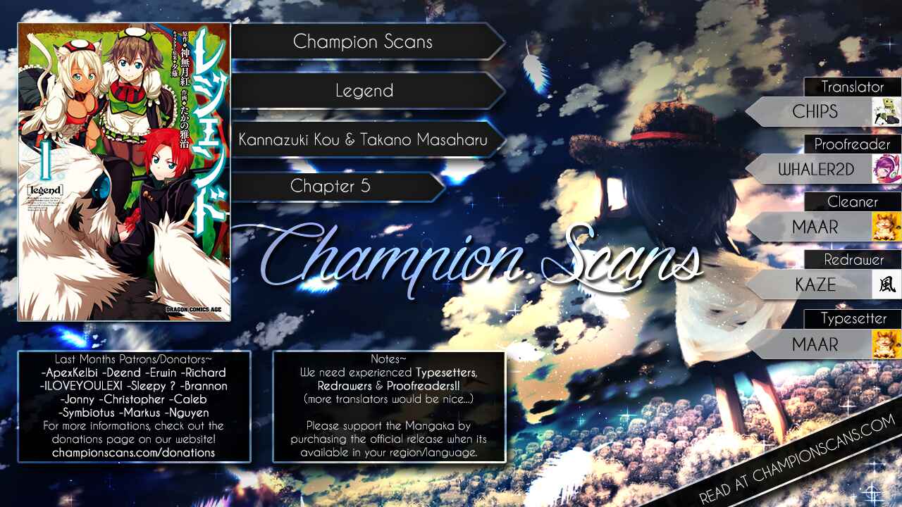 Page 1 Chapter 5 Legend
