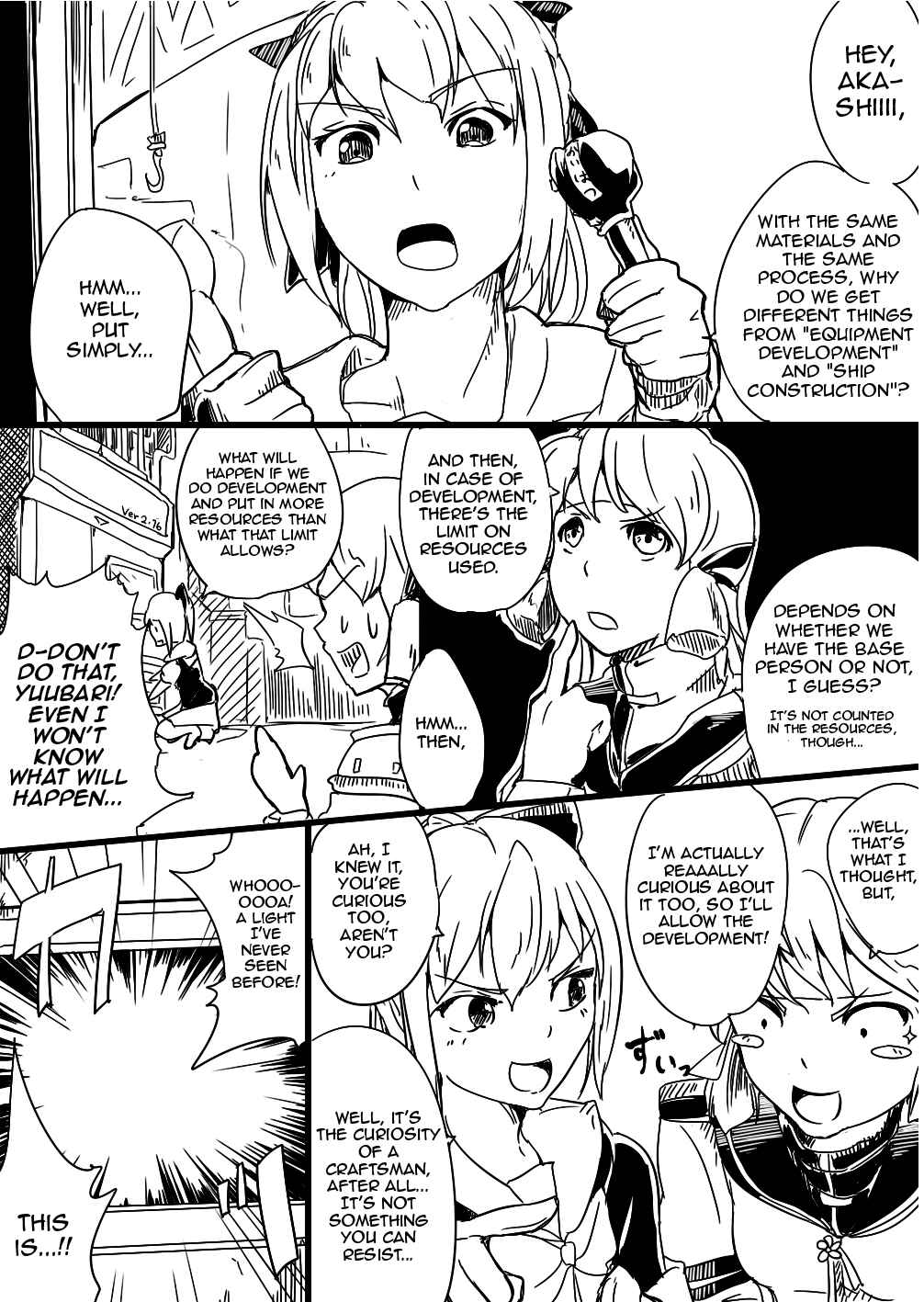 Page 1 Chapter 2 An ordinary Kancolle Manga