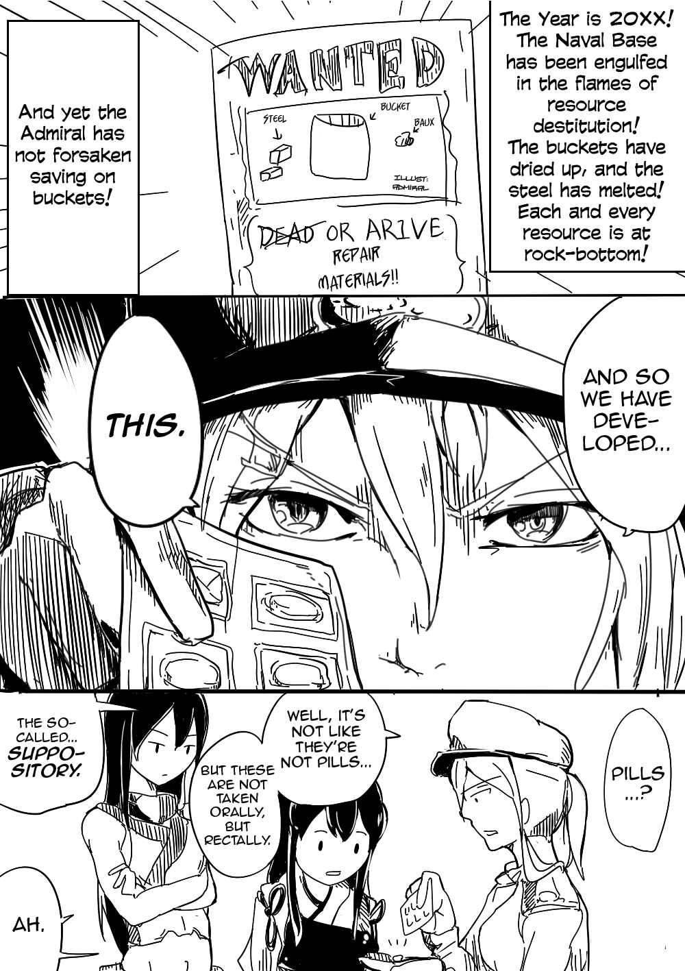 Page 1 Chapter 1 An ordinary Kancolle Manga
