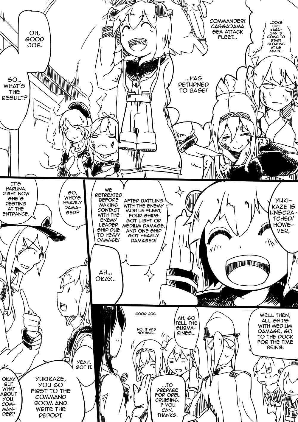 Page 3 Chapter 1 An ordinary Kancolle Manga