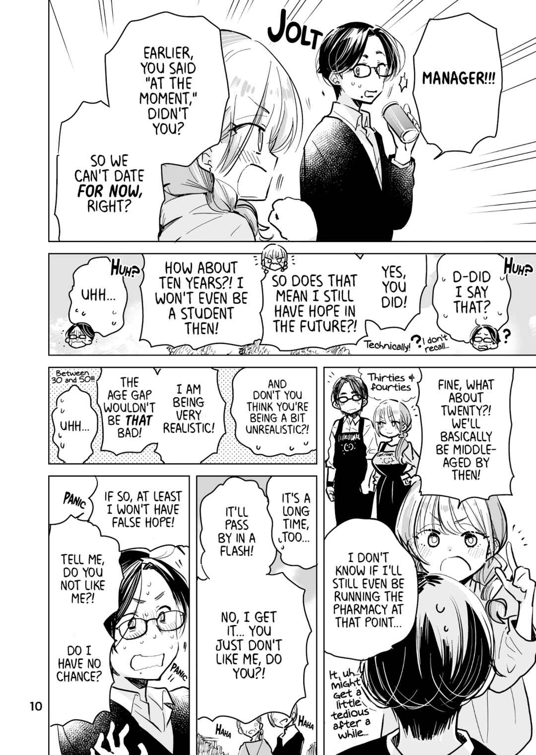 Page 10 Chapter 43 Drug Store Tenin Sacchan no Nichijou