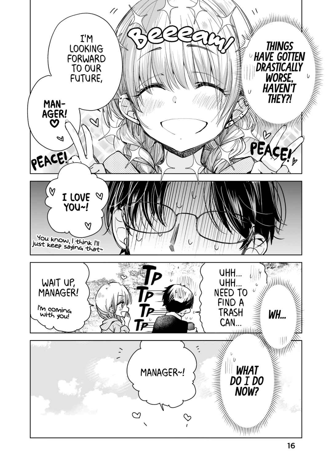 Page 16 Chapter 43 Drug Store Tenin Sacchan no Nichijou
