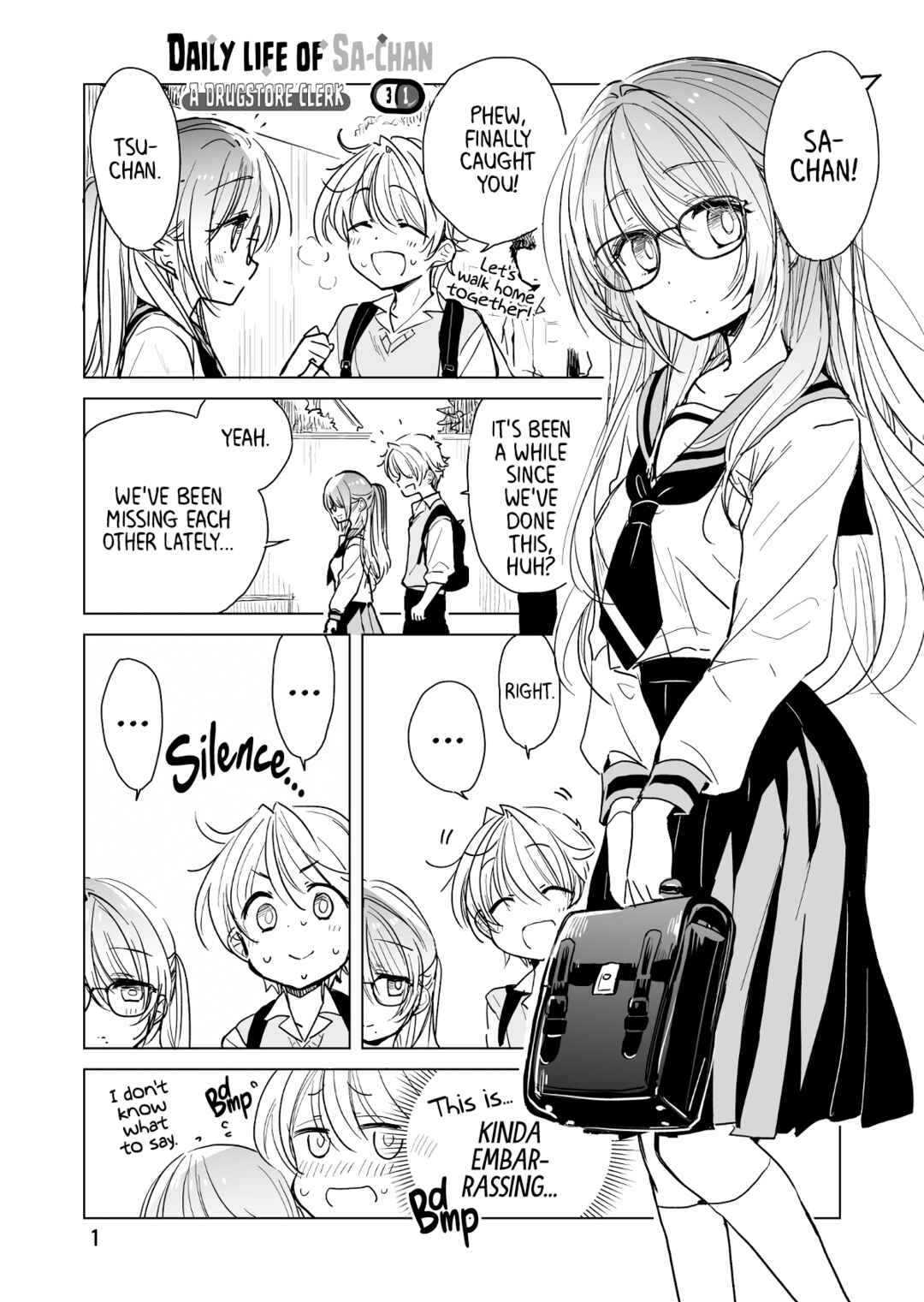 Page 1 Chapter 31 Drug Store Tenin Sacchan no Nichijou