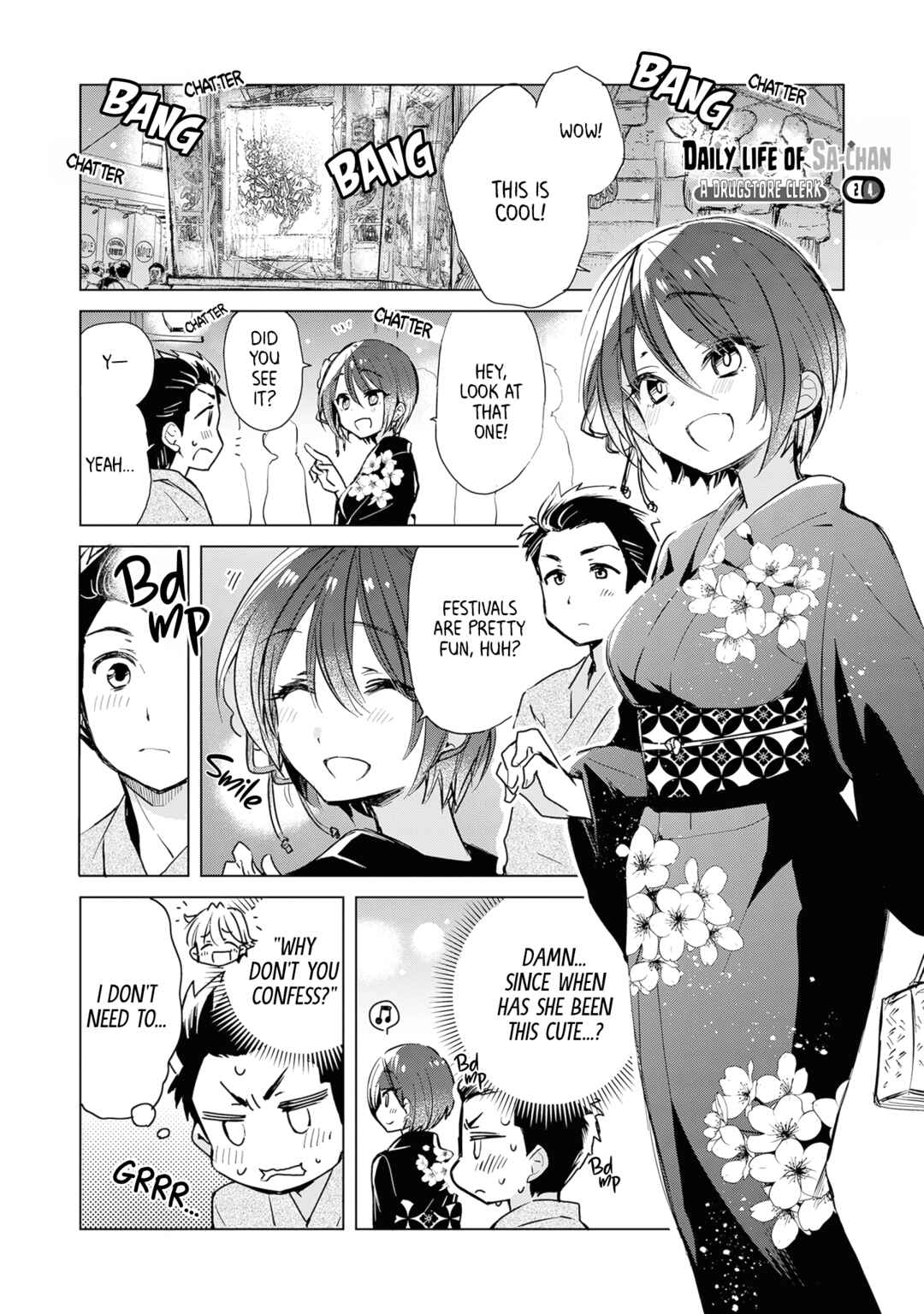 Page 1 Chapter 24 Drug Store Tenin Sacchan no Nichijou
