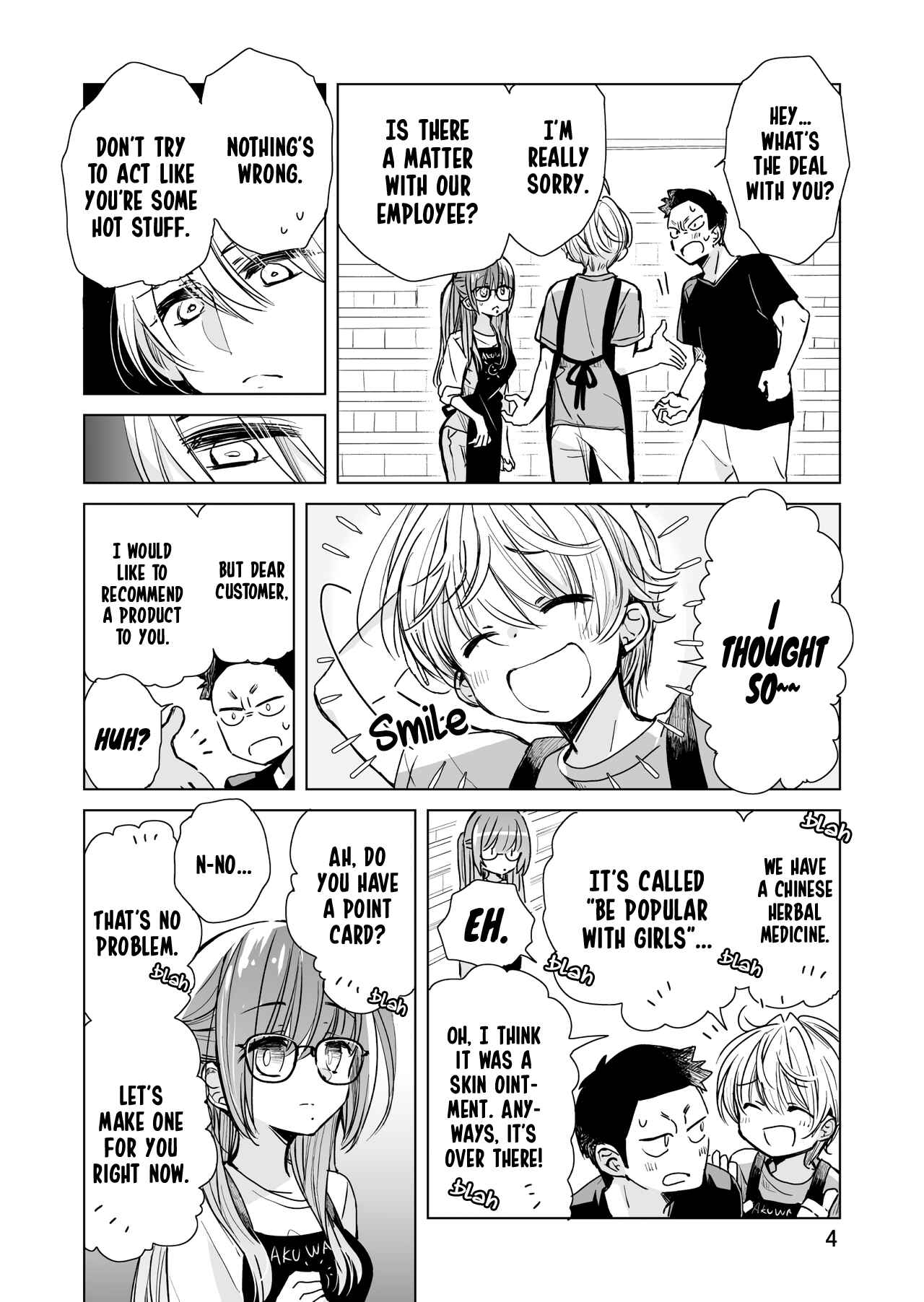Page 4 Chapter 5 Drug Store Tenin Sacchan no Nichijou