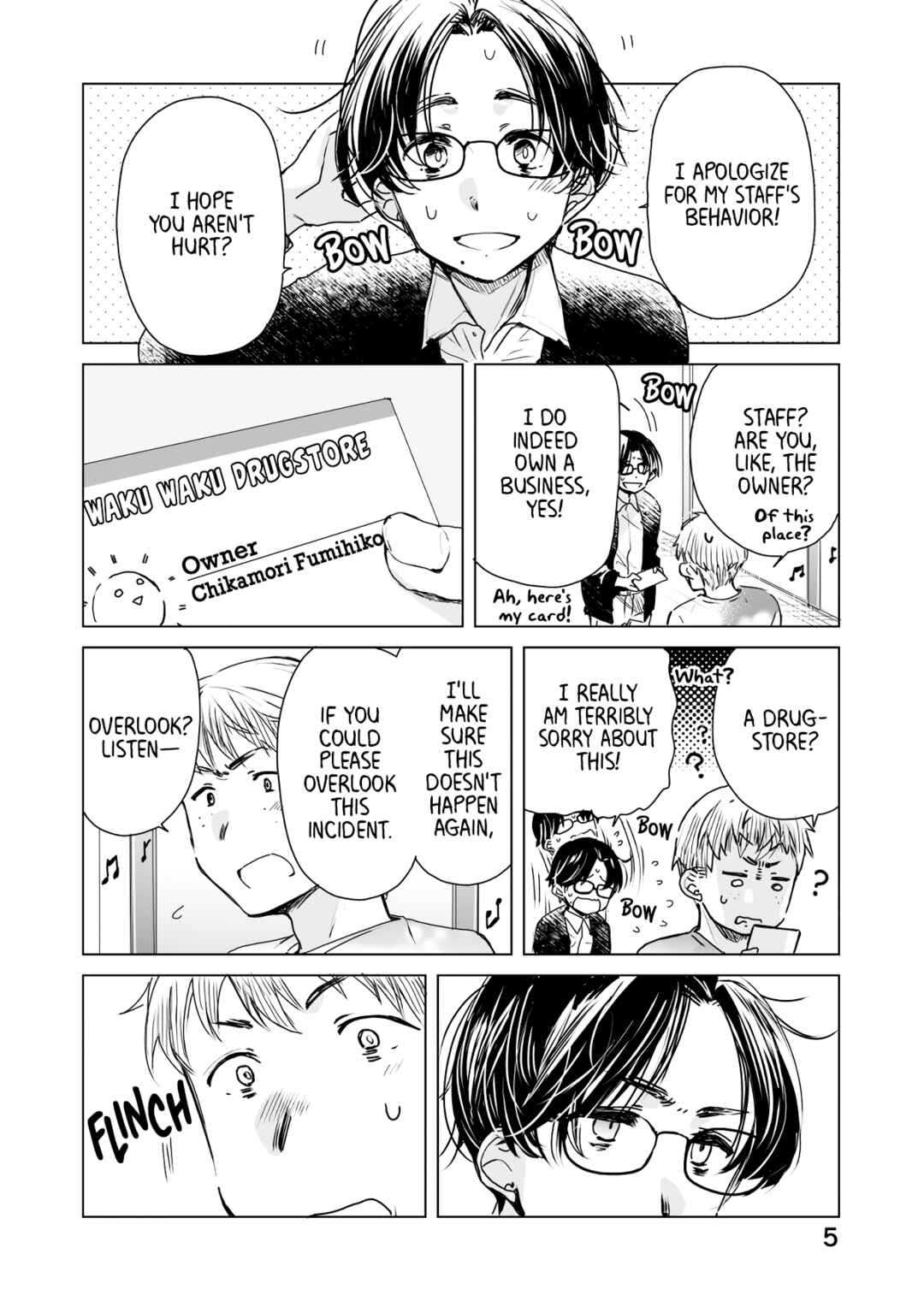 Page 5 Chapter 40 Drug Store Tenin Sacchan no Nichijou