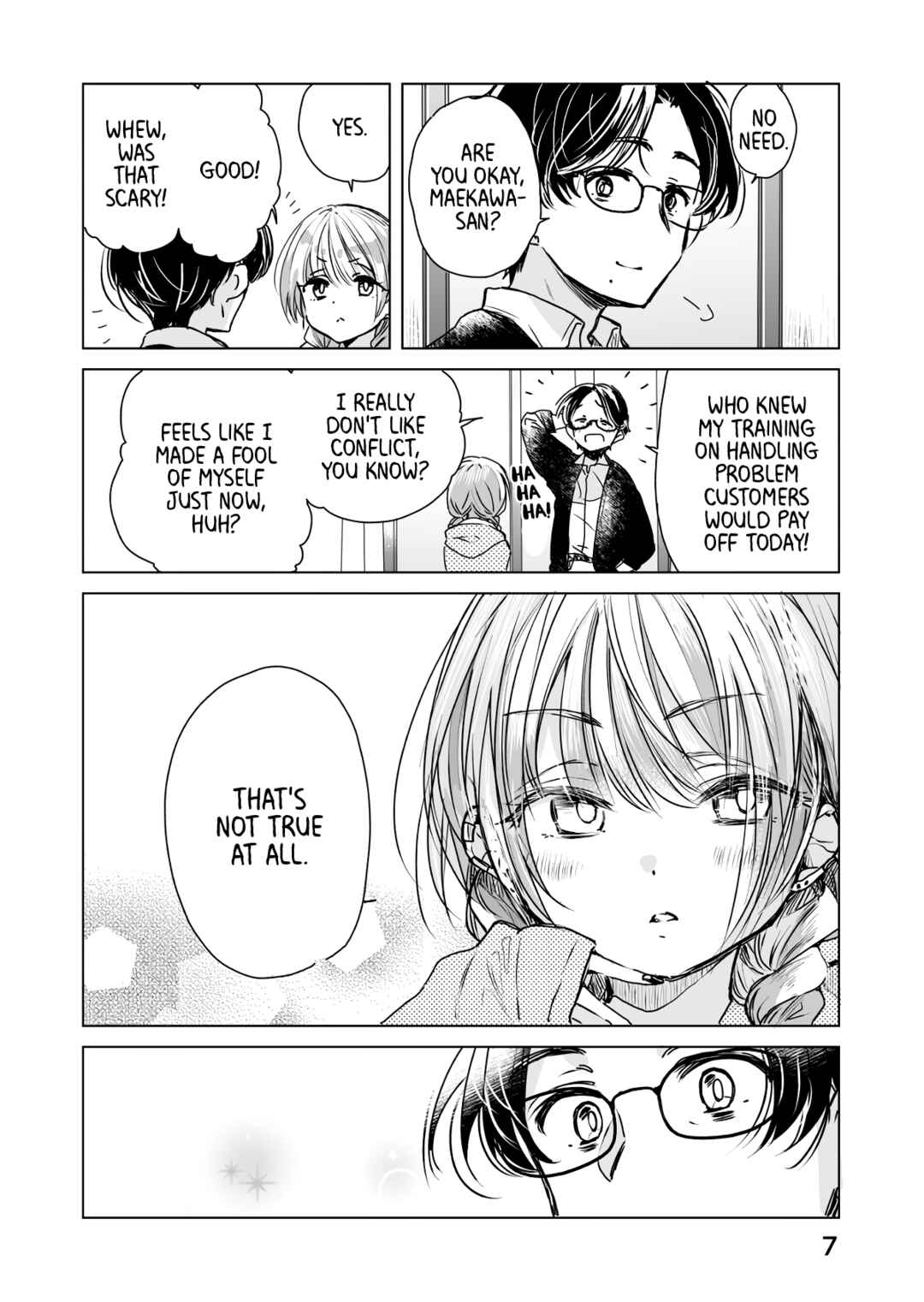 Page 7 Chapter 40 Drug Store Tenin Sacchan no Nichijou