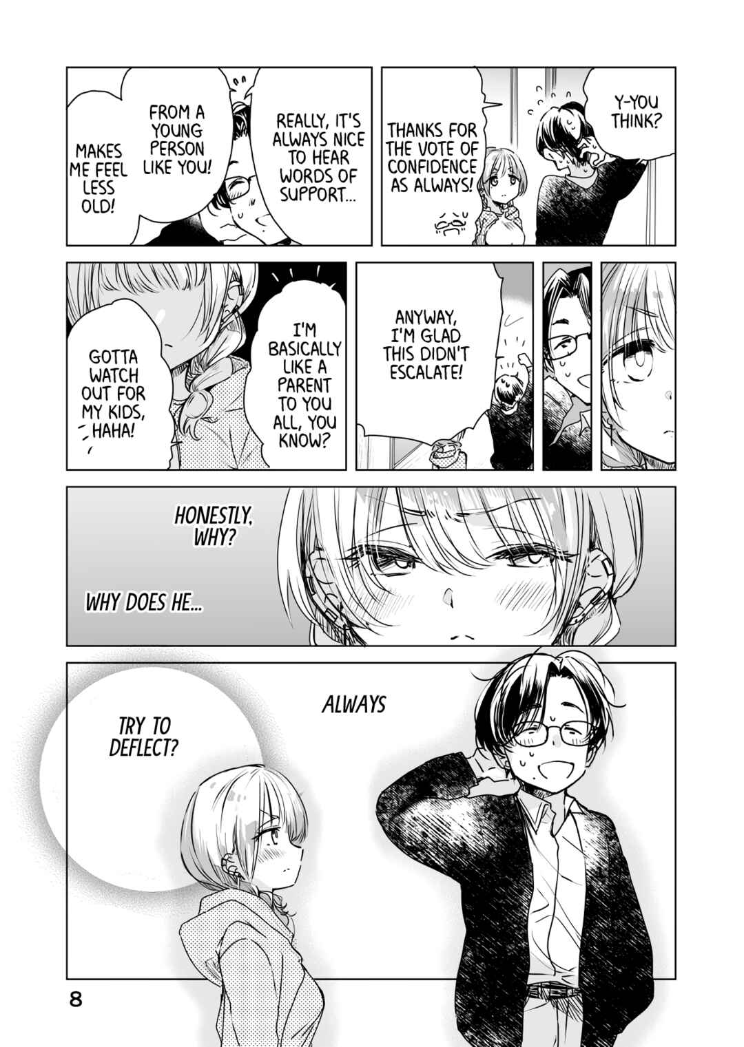 Page 8 Chapter 40 Drug Store Tenin Sacchan no Nichijou