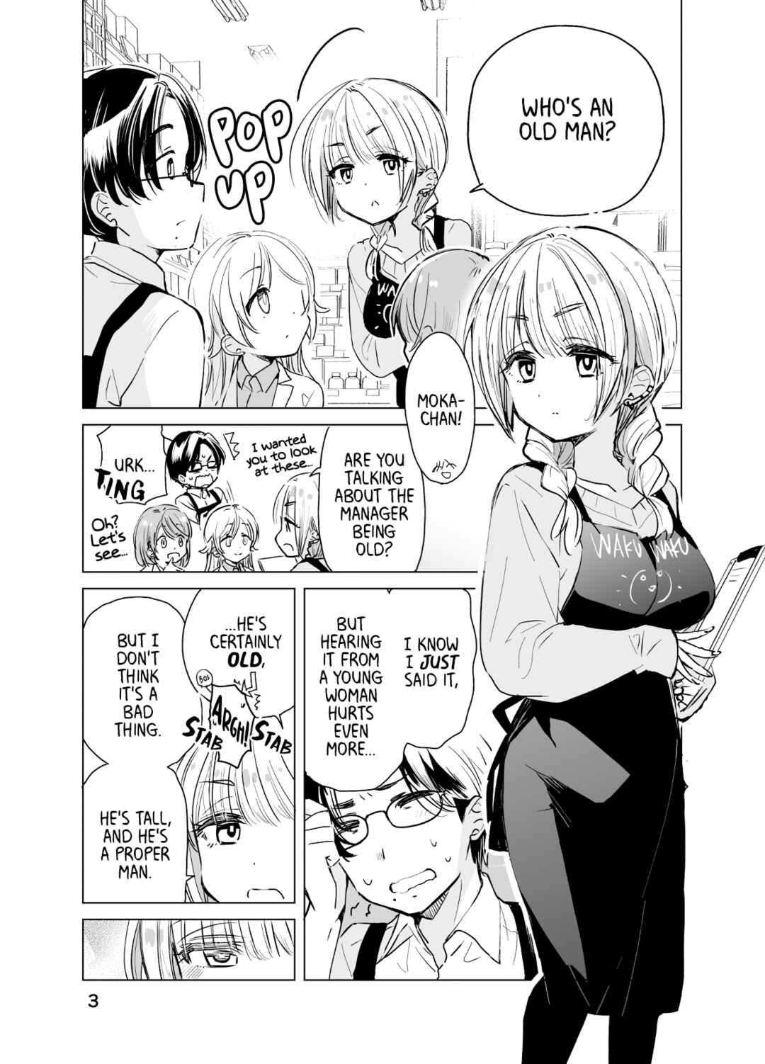 Page 3 Chapter 33 Drug Store Tenin Sacchan no Nichijou