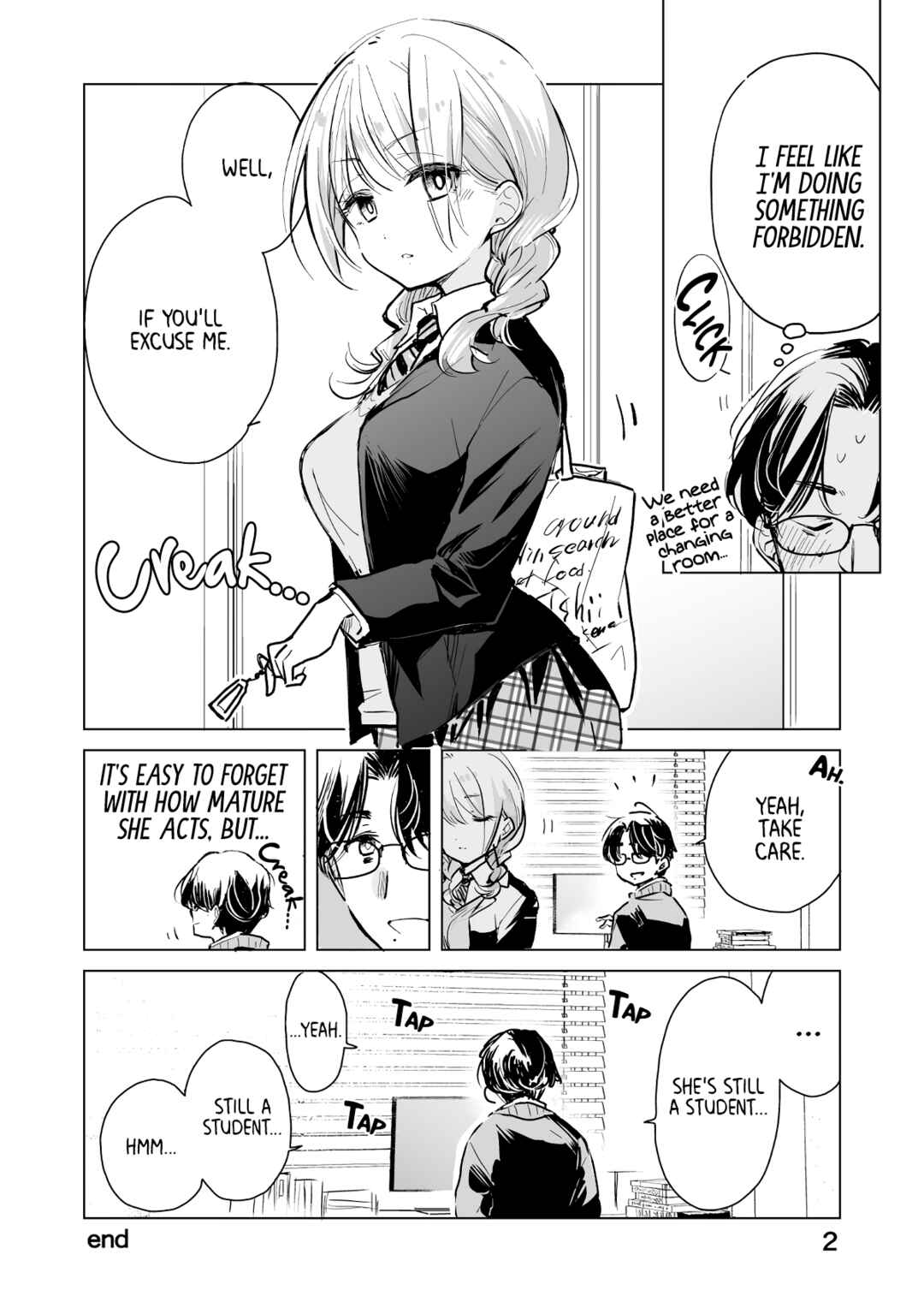 Page 2 Chapter 34.5 Drug Store Tenin Sacchan no Nichijou