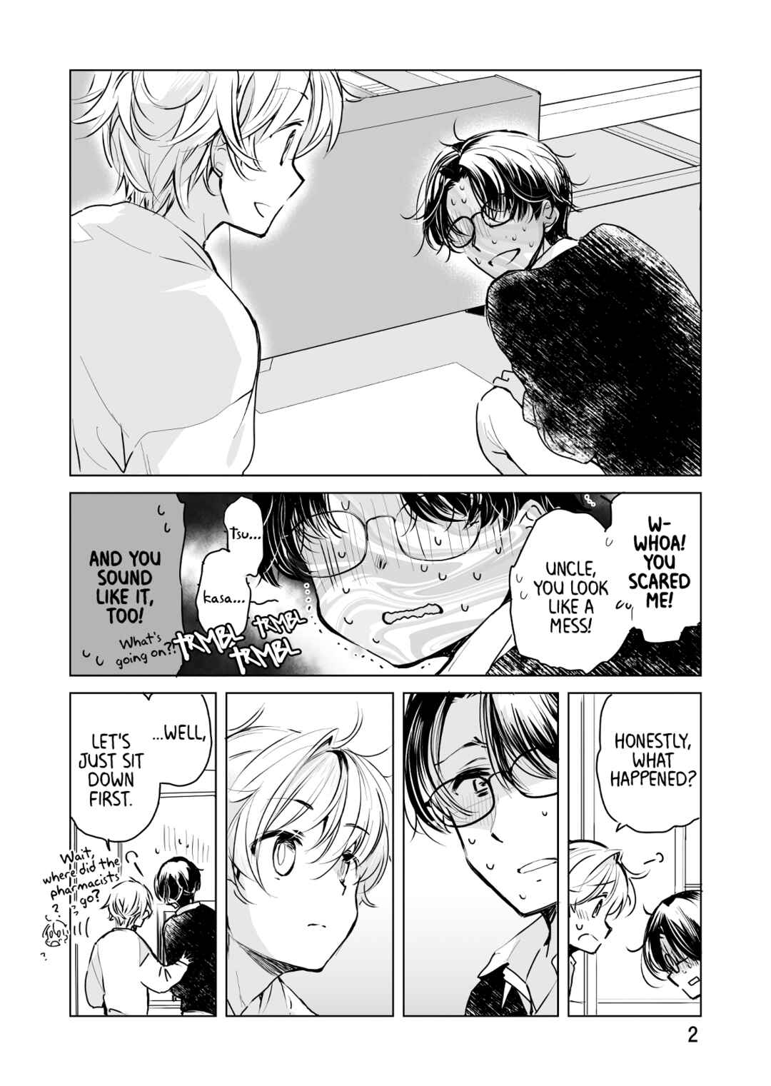 Page 2 Chapter 41 Drug Store Tenin Sacchan no Nichijou