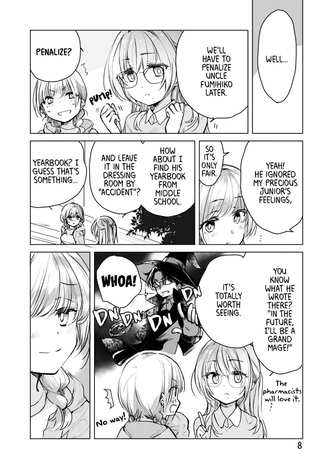 Page 8 Chapter 41 Drug Store Tenin Sacchan no Nichijou
