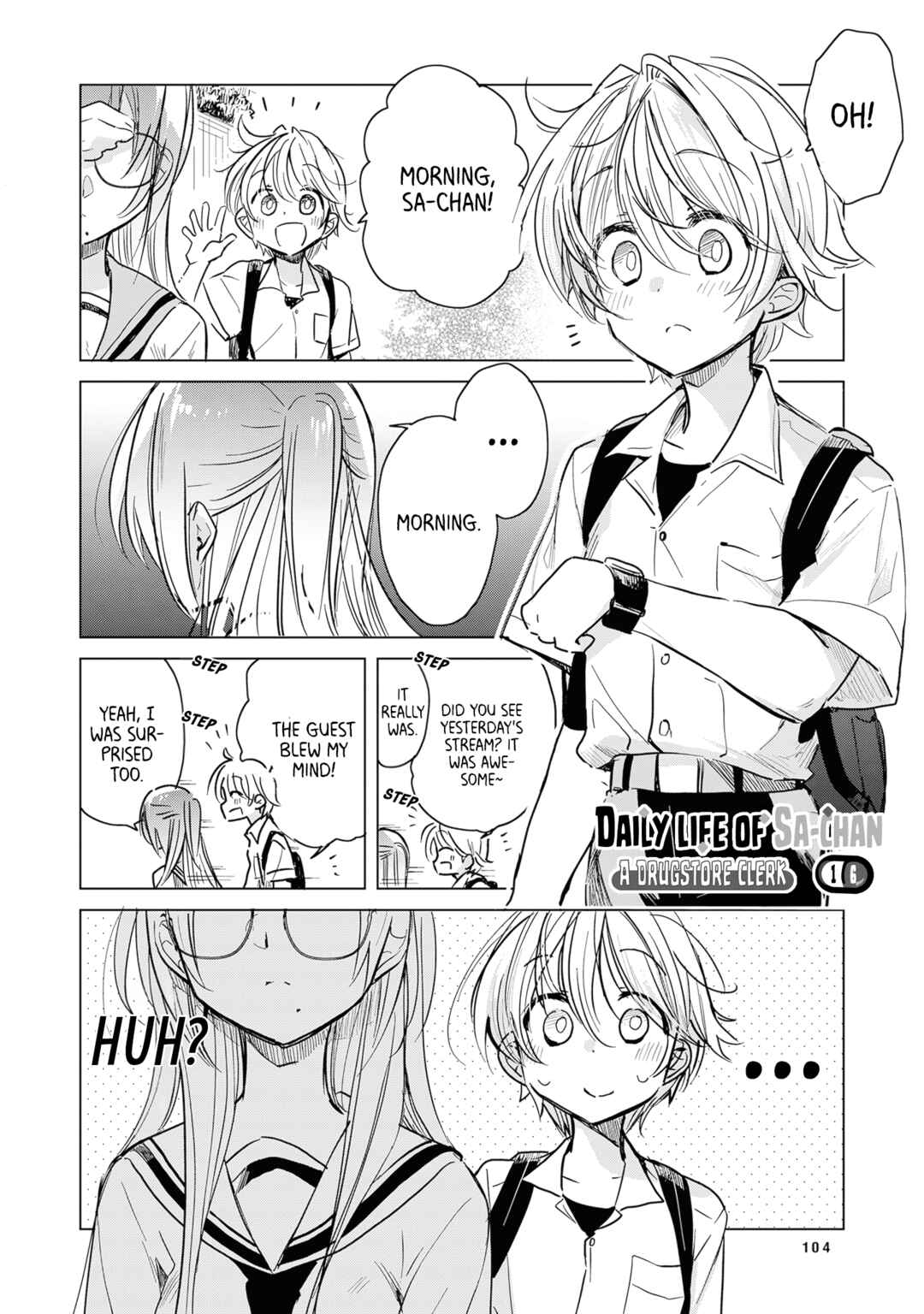 Page 1 Chapter 16 Drug Store Tenin Sacchan no Nichijou
